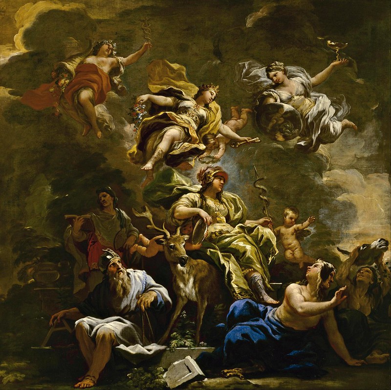Luca Giordano - Allegory of Prudence (c.1682)