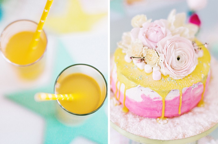 wedding cake | Modern Whimsical Wedding Inspiration Full of Colour | itakeyou.co.uk