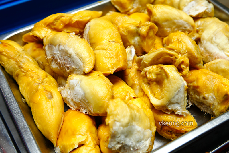 Peeled Durian Fruit for Cendol Shah Alam