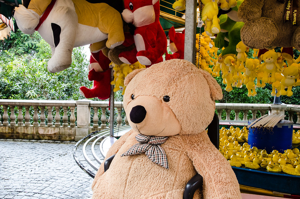 The big bear at funfair, Colmar Tropicale, Bukit Tinggi