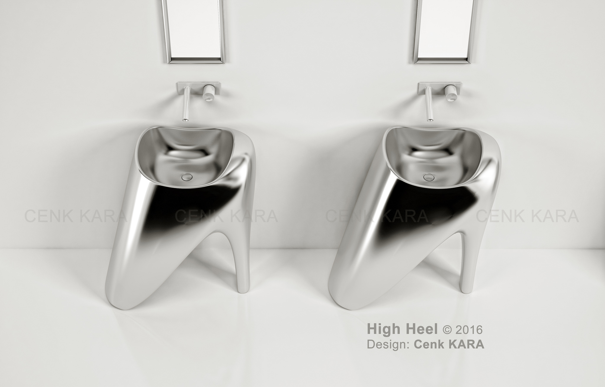 High Heel - freestanding washbasin