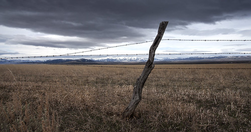 sky mountains fence montana friday