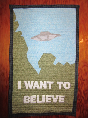 I Want To Believe wall hanging