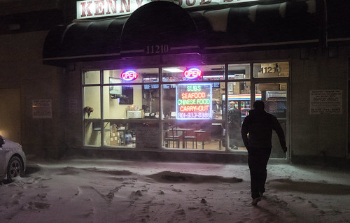Chinese Carryout Stays Open Snowmaggedon