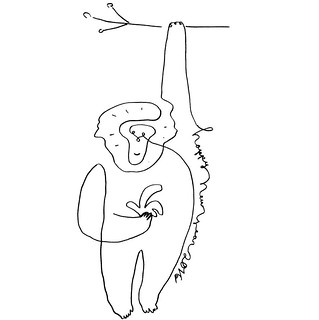 #illustration  #sketch  #drawing #monkey