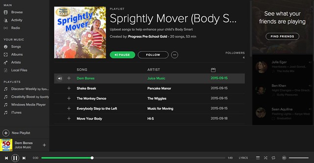 Playlist_Sprightly Mover