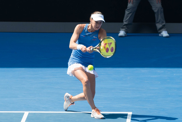Martina Hingis at the Australian Open 2016