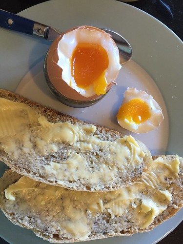 Dillisk Sourdough with a freshly boiled home grown egg