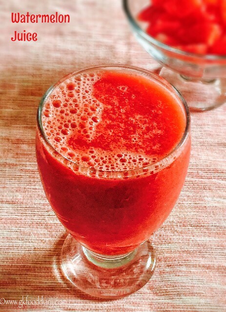 Watermelon Juice Recipe for Babies, Toddlers and Kids