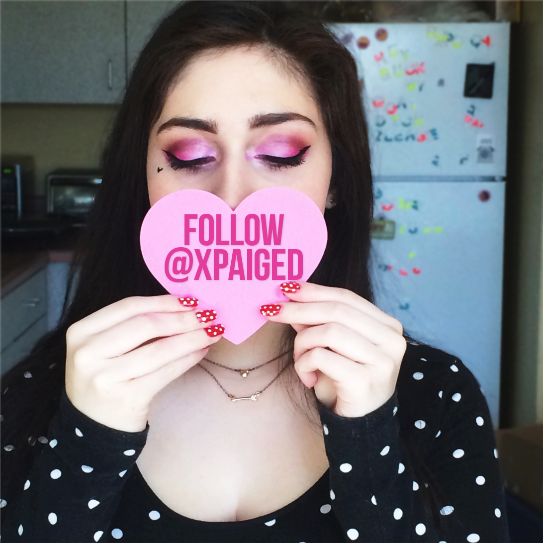 Valentine's Day MOTD // eyeliner wings & pretty things - Follow @xpaiged on Instagram