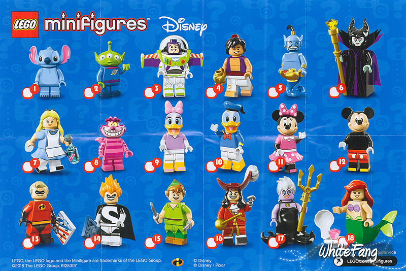 Lego 71012-Lego Minifigures-Disney Series-Choose the character 
