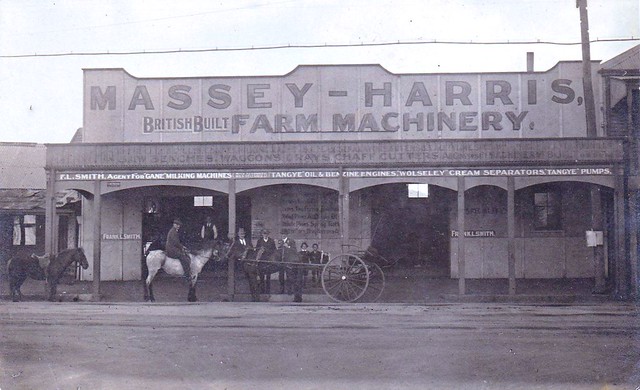 MASSEY-HARRIS FARM MACHINERY AT MAITLAND, NSW