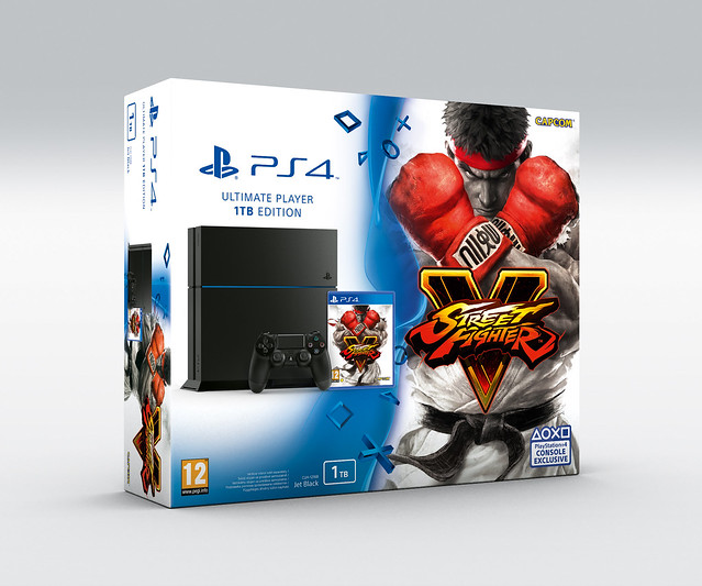 street fighter v en un pack con PS4 de 1TB