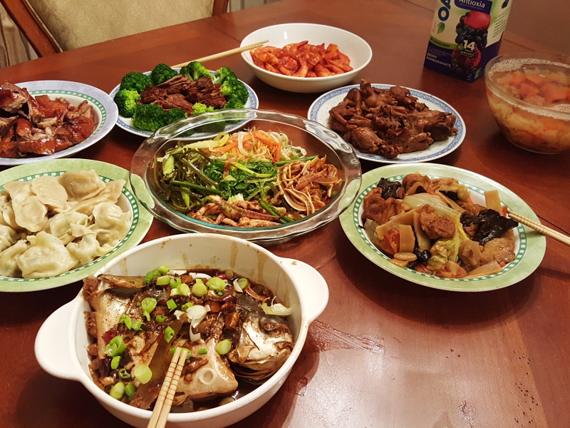 Chinese New Year dinner