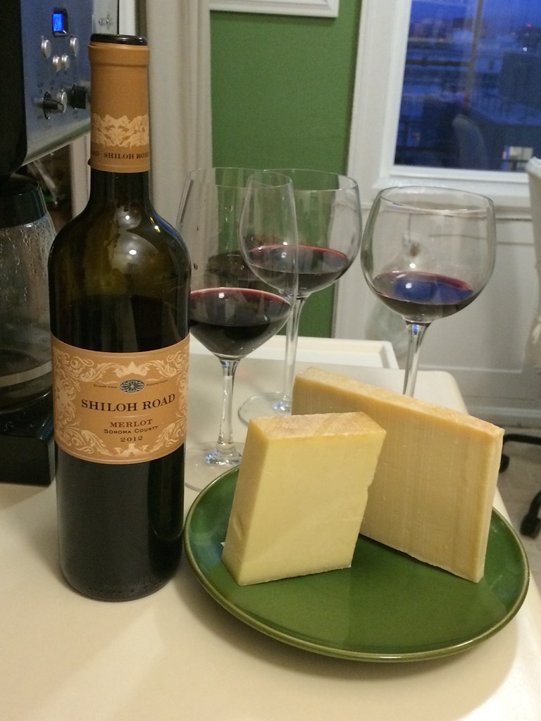 Merlot Paired with Young and Aged Gruyere 1