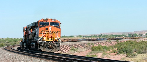 arizona train locomotive ge bnsf holbrook transcon baretabletrain es44c4 gallupsub