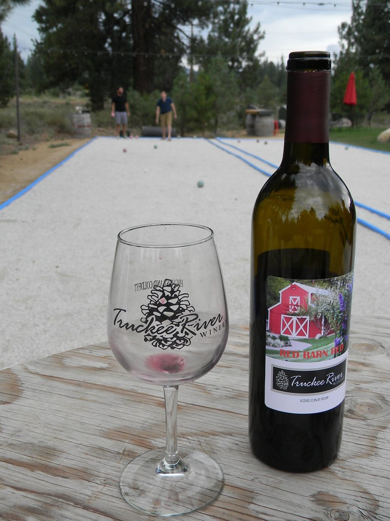 Wine and Bocce, Truckee River Winery 1