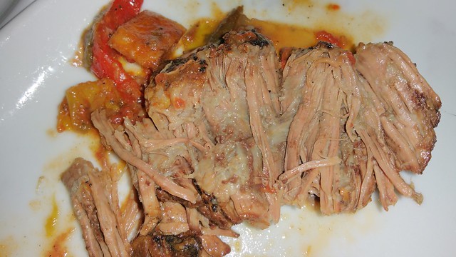 2016-Mar-25 Bodega on Main - beef short rib meat closeup