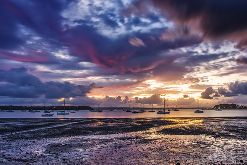 sea sky water weather clouds sunrise boats sunsetsandsunrisesgold cloudsstormssunsetssunrises