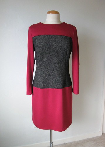 red grey dress front on form