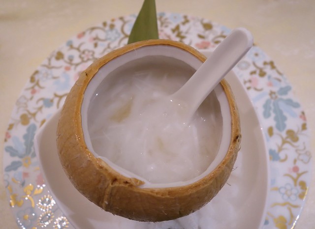 Double-boiled Superior Bird's Nest with Julienned Young Coconut - CNY 2016 - Man Fu Yuan, InterContinental Singapore