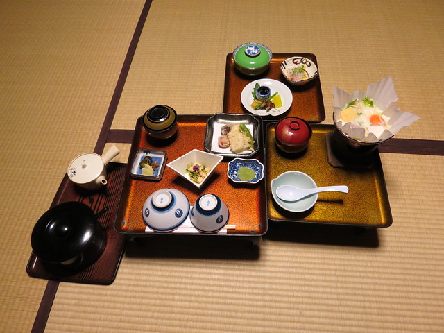 Dinner at Fukuchi-in