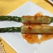Asparagras, phyllo wrapped (passed hors d'oeuvre presentation served in clear mini cups with Thai sweet chili sauce)