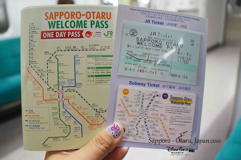 2016 Japan, Sapporo Otaru Welcome Pass