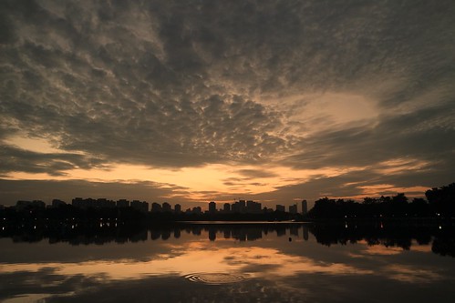 park cloud lake water sunrise singapore ripples splash juronglake