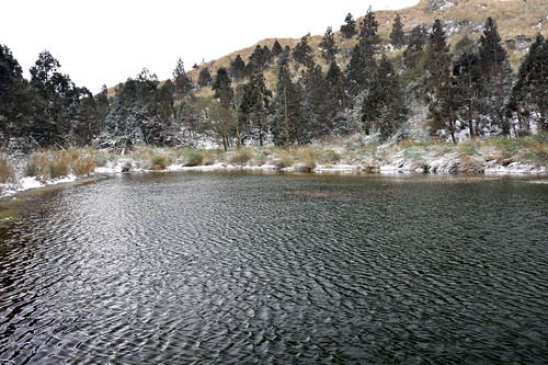 夢幻湖雪景