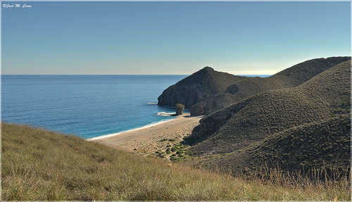 blue sea españa beach azul landscape mar spain hill playa paisaje montaña almería carboneras playadelosmuertos nikond5100