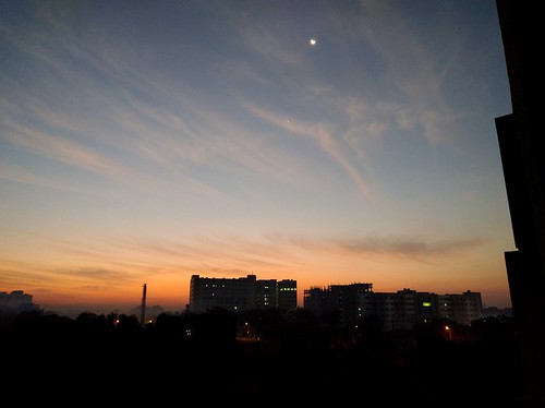 morning sunrise citylife