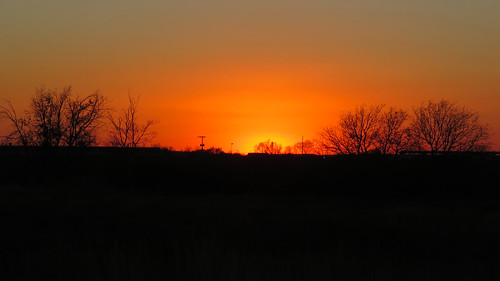 sunset sky orange texas interstate 35 newbraunfels i35 comalcounty