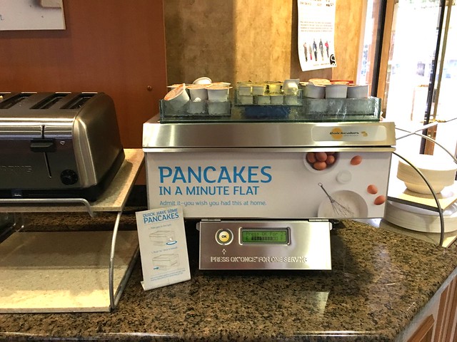 Holiday Inn Express Pancake Machine