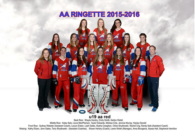 U19 AA Red - Team (w names)