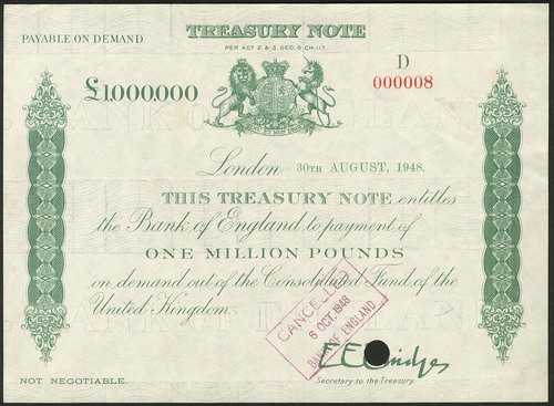 Million Pound Banknote