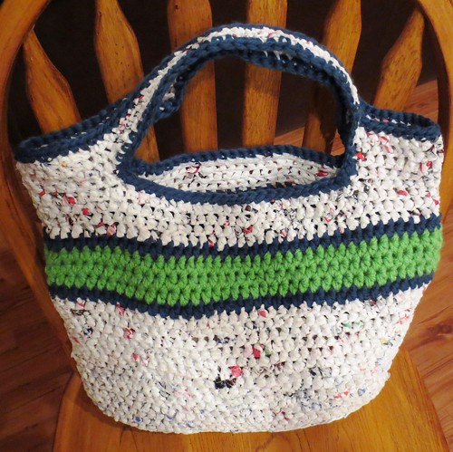 Seahawks Inspired Recycled Bag