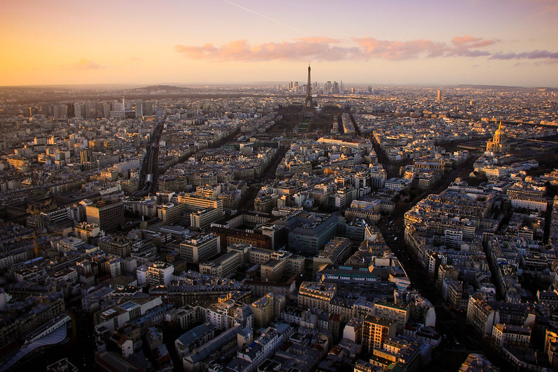 Birds Eye View of Paris
