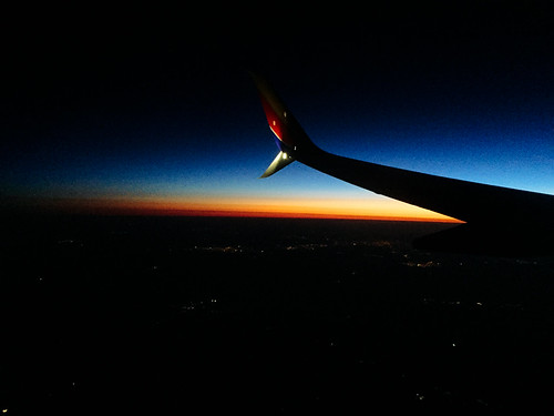 sunset sky chicago southwest clouds evening flying monterey orlando unitedstates dusk tennessee airlines