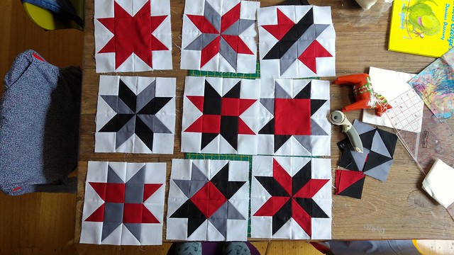 Some blocks for my MIL's lap quilt