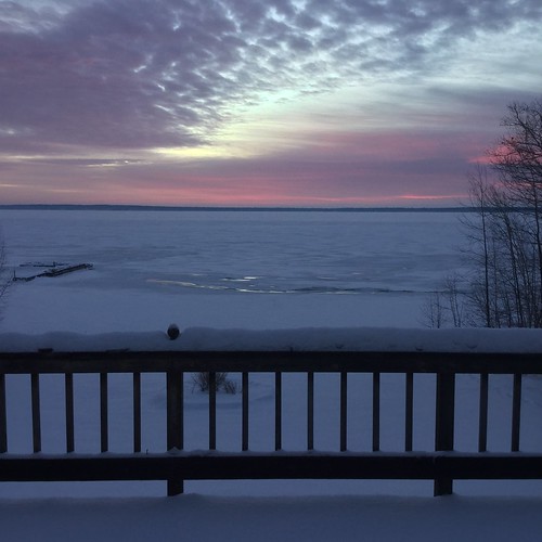 wisconsin sunrise frozen lakesuperior bayfield