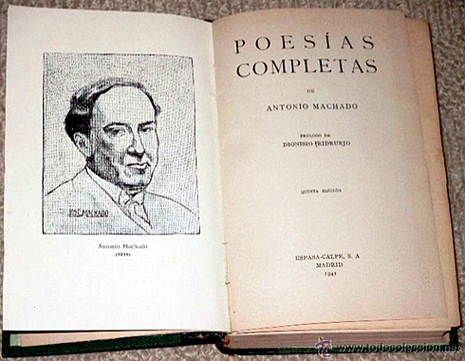 16d08 Poesías completas de Antonio Machado, prólogo de Dionisio Ridruejo 1941 Uti 465