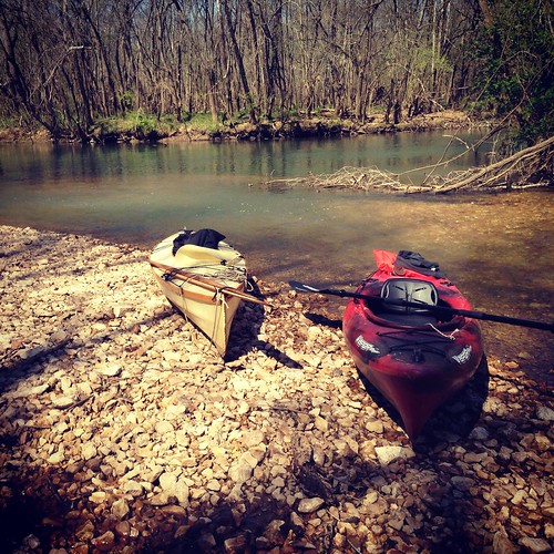 Kayaking on Springfield Lake and James River.