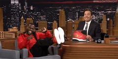 Hot GIF happy, fashion, celebs, style, shoes, nike, kevin hart, modeling, sneakers, happy feet