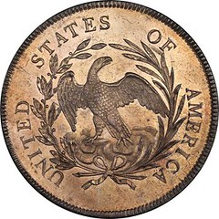 1795 Draped Bust Silver Dollar reverse