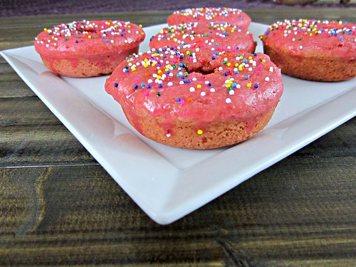 Pink Sour Cream Donuts 2