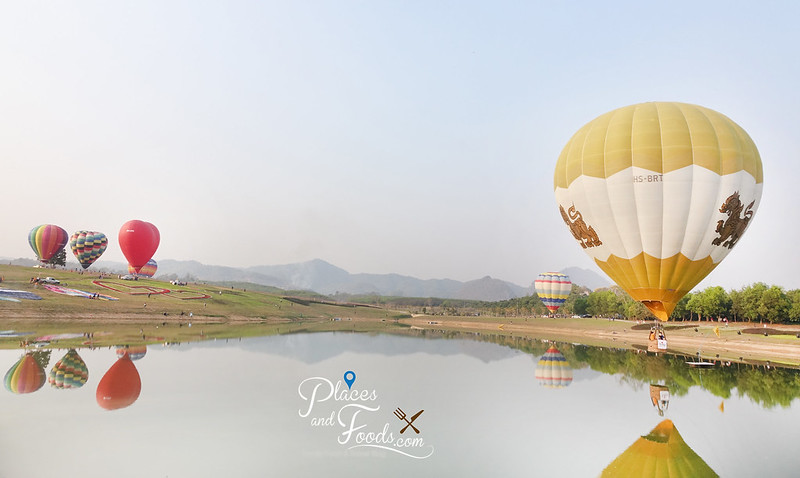 singha park international hot air balloon singha side reflection group