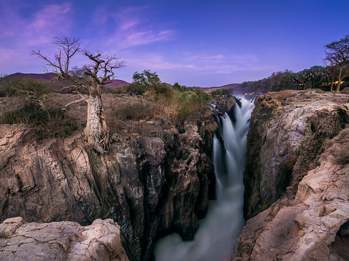 africa longexposure travel tree landscape rocks canyon na bluehour namibia angola epupa southernafrica kunene