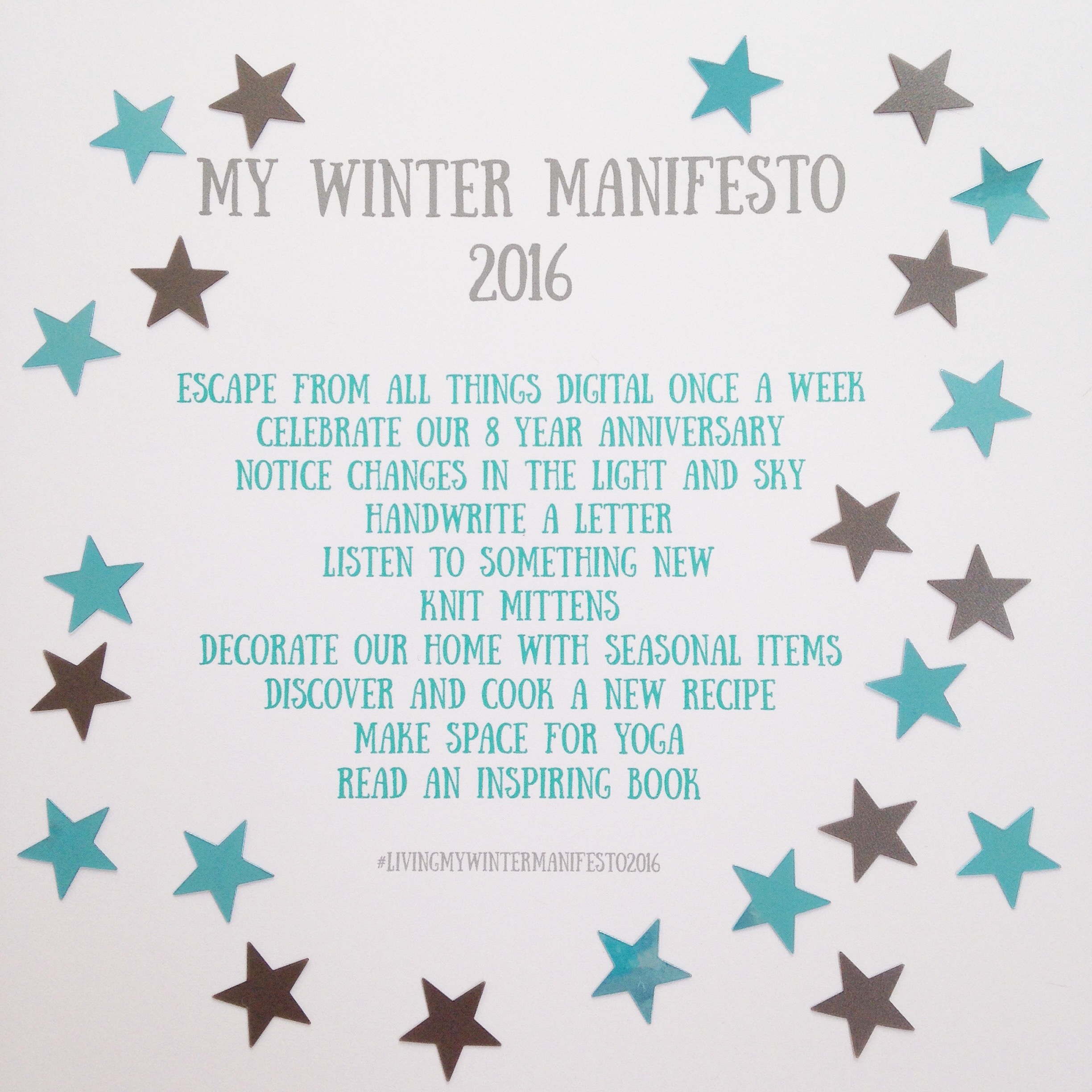 My Winter Manifesto
