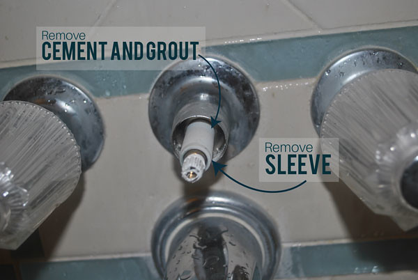 Remove-grout-and-sleeve